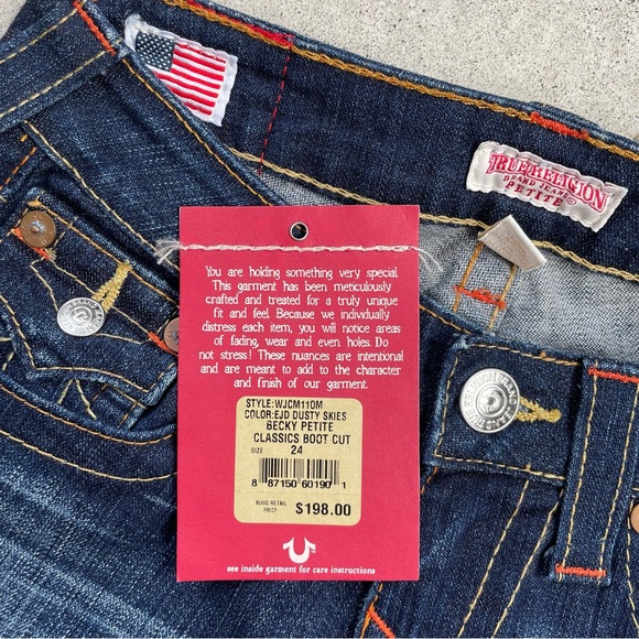 True Religion Becky Petite Jeans - size 24 - Picture 7 of 10